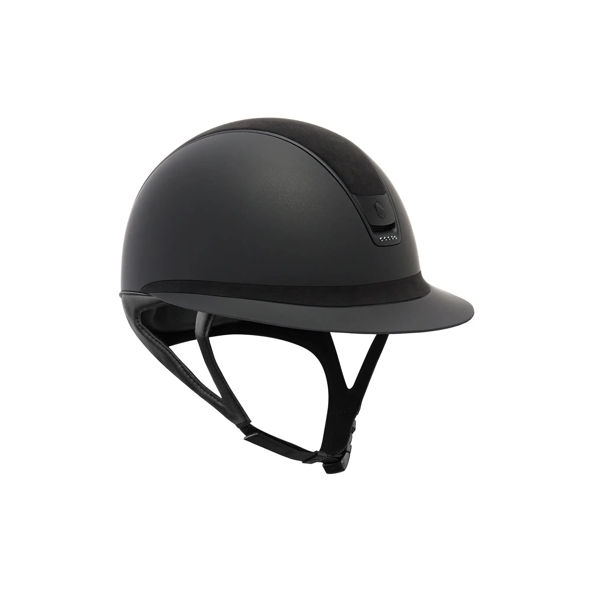 Samshield 2.0 Miss Shield Shadowmatt 5-Crystal Helmet with Alcantara Top and Band