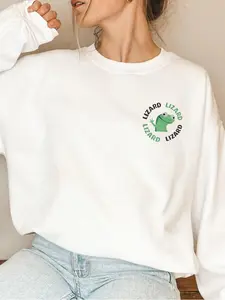 Embroidery Lizard Lizard Lizard Sweatshirt, Elio Lizard Meme Embroidery Shirt, Lizard Button Meme Shirt, Meme Lizard Shirt, Lizard Shirt Gift For Her/Him