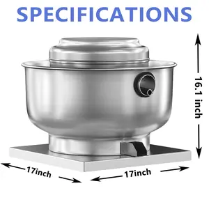 Click to see full view      2+  3 VIDEOS Restaurant Canopy Hood Grease Rated Exhaust Fan- Food Truck High-Speed Direct Drive Centrifugal Upblast Exhaust Fan 1/6 HP 110 Volt Single Phase Motor 800 CFM