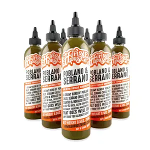 Case of Poblano & Serrano Hot Sauce