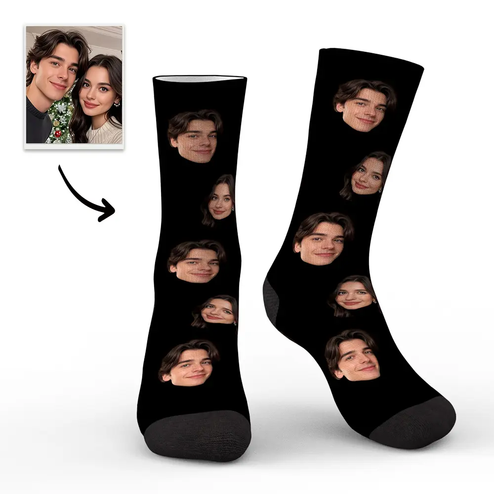 Custom Gifts Photo Socks Christmas Gifts Personalized Colorful Socks Gifts