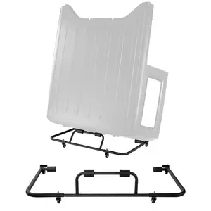 fathersdaygift  VEVOR Hardtop Storage Cart, Moveable Sturdy Hard Top Cart, with 3-Adjustable Holes Thickened Soft Padding, Hardtop Storage Rack with Powder Coating, Fit for Jeep Wrangler TJ, JK