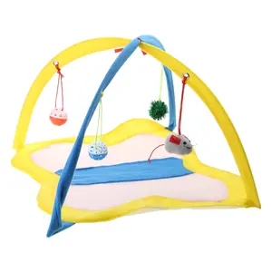 Cats Tent Foldable Pet Cats Toy Pet Interactive Fun Toy Tent Game for Cats