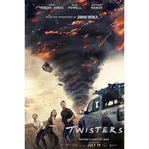 Twisters 2024 Movie Posters for Boys & Girls Decor Wall Art Poster