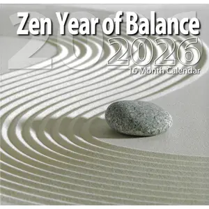 2026 Zen - Year of  Full Size Wall Calendar for Planning, Scheduling, and Organizing