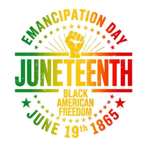 Juneteenth-Inspired DTF Transfer for Sports Coaches' & Referees' T-Shirts, Tote Bags, and Uniform Apparel