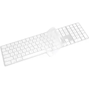 Keyboard Cover  for 2018-2017  Magic Keyboard with Numeric Keypad A1843  Enter MQ052LL/A   Keyboard Ultra Thin Full Size TPU Protector, 0.13 mm, Transparent Clear