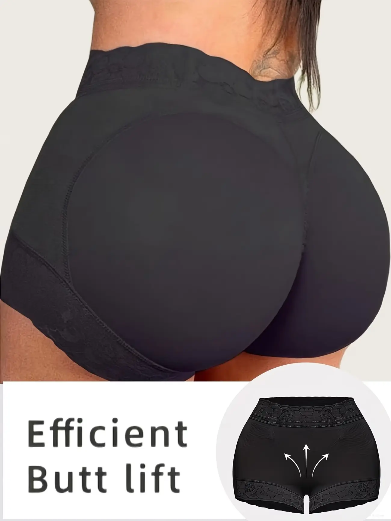Women's Shapewear Leg Shaping Shorts, Womenswear Efficient Butt Lift Underwear with Enhanced Shaping and Comfort High-Waist Lace Girdle Shapewear Panty tummy woman faja nancy