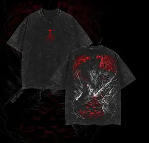 Retro Limited Vintage Bayle The Dread Elden Ring From Software Collection Game Oversized Washed Tee Acid Washed Lightweight TSHIRT, Gift Fans