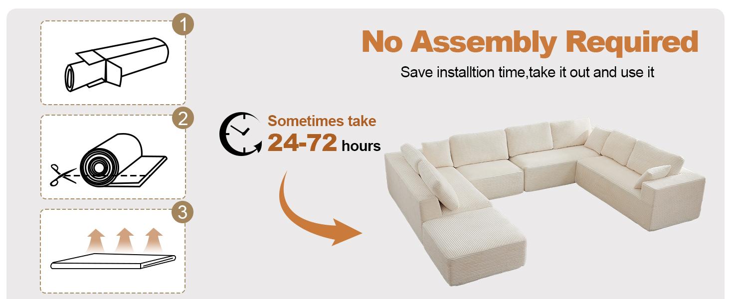 Modular Sectional Cloud Couch for Living Room,Modern Boneless Couche Set with Plush Corduroy,Comfy Floor Sofa with Memory Foam,Stupendous U Shaped Sofa with Chaise,No Assembly Required、shaped sofa Modular Sectional Cloud Couch for Living Room,Modern Boneless Couche Set with Plush Corduroy,Comfy Floor Sofa with Memory Foam,Stupendous U Shaped Sofa with Chaise,No Assembly Required、shaped sofa