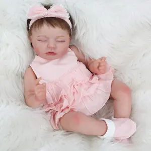 【WOOROY】Reborn Baby Doll - 20 In lifelike Reborn Baby Doll,  Cute Realistic Baby Doll with Soft Cloth Body, Perfect Christmas & Birthday Gift for Kids 3+