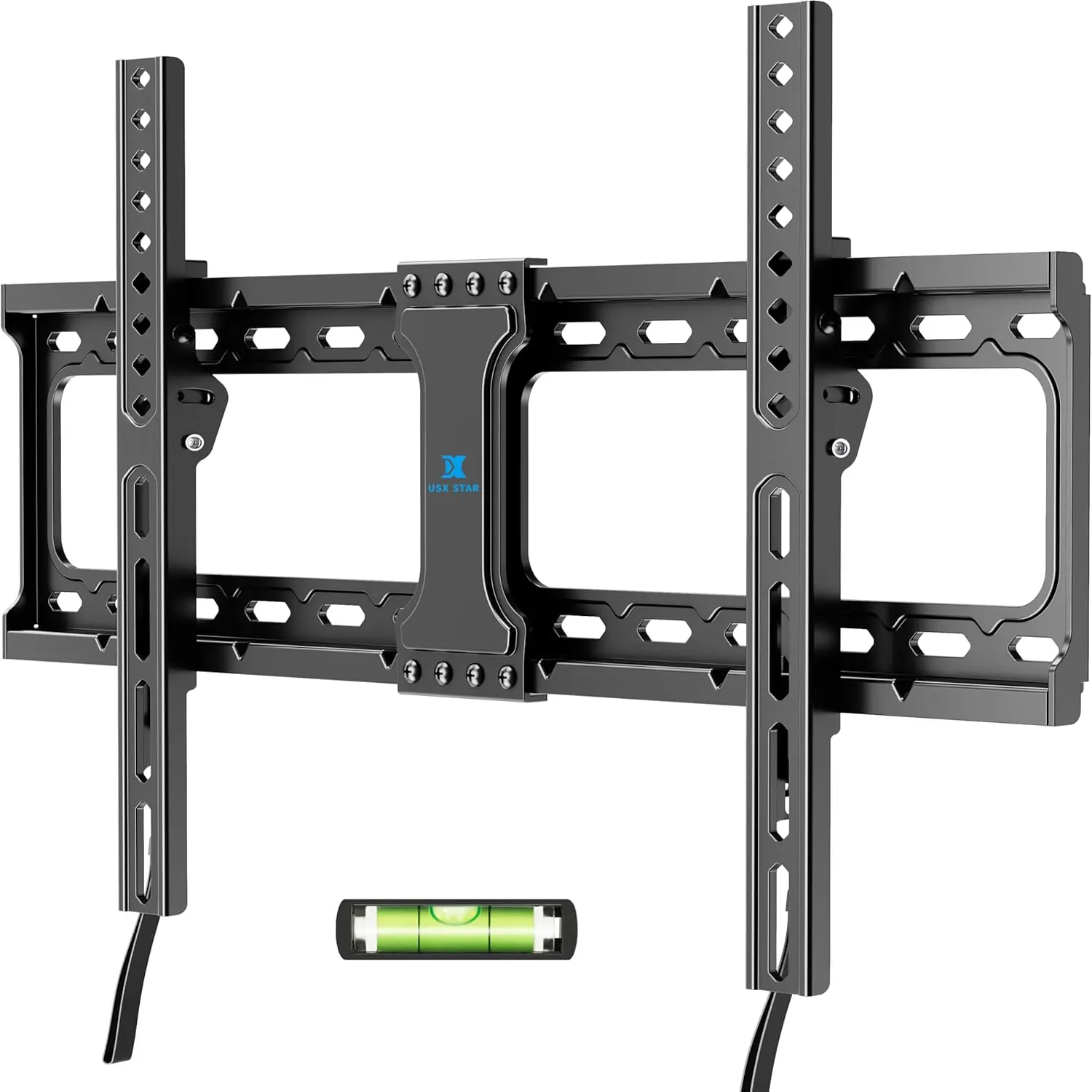 TV Wall Mount for 37-86 Inch Screens, Low Profile TV Mount Fits 16", 18", 24" Studs, Wall Mount Bracket with Quick Release Lock, Max VESA 600x400mm, Holds up to 132 lbs by USX STAR