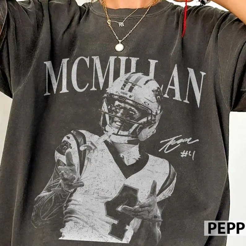 Tetairoa McMillan Carolina Vintage Comfort Colors Shirt, Game Day Shirt, Football Shirt