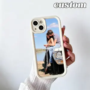 Phone case: Customizable DIY pattern phone case compatible with iPhone 11/12/13/14/15 Plus/16 Pro Max/17 Air/Pro/ProMax; personalized DIY design with high-definition photo print commemorative model. Shockproof Drop-Resistant Soft Case