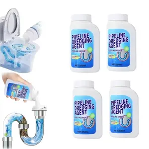 Drain Cleaner, Pipe Dredger, Drain Clog Remover for Effective Clogged Drain Solutions, Kitchen, Bathroom, Toilet & Sink Cleaning Powder