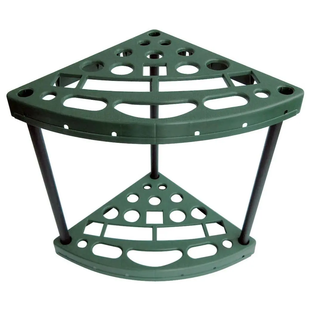 Sto-Away Corner Storage Rack - Holds 18 Yard Tools and Broom Sto-Away Corner Storage Rack - Holds 18 Yard Tools and Broom