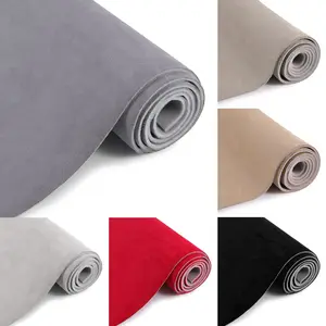 Suede Headliner 3mm Foam Fabric By Yard Ceiling with Backing Synthetic Upholstery Auto Car Roof Door Panels Liner Repair Replacement Boat Interior Refurbishment Renovation Trunk Dashboard  Durable Material