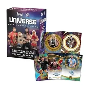2025 Topps WWE Universe Blaster Box - 6 Packs, 1 Numbered Parallel