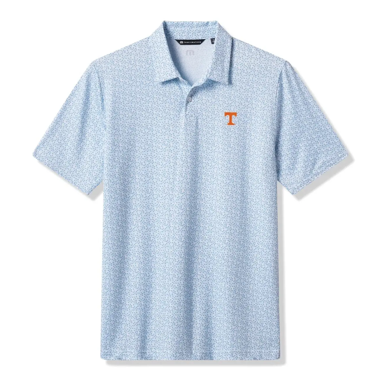 Tennessee Volunteers TravisMathew College Bound Tri-Blend Polo - White/Blue