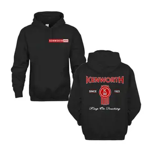 Kenworth Hoodie, Classic KW Logo & Keep On Trucking Graphic, Premium Cotton Blend Fabric, Comfortable Unisex Fit, Perfect Gift for Truck Drivers & Big Rig Fans