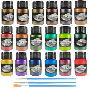 Acrylic Paint Set, 1 Set Professional Metal Paint, DIY Painting Art Paint Suitable for Beginners, Professional Artists and Hobby Painters, DIY Painting Supplies, Acrylic Art Kit