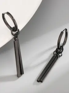 Men's Punk Style Dangle Earrings, Lightweight Earring, Trendy Casual Geometric Design Drop Earrings for Party & Daily Clothing Decor, Trendy All-match & Exquisite Jewelry for Birthday Gift