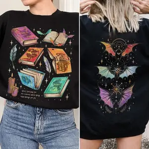 Fan Of ACOTAR Series Two-Sided Sweatshirt, Bat Boys Shirt, Velaris Book Lover Gift, SJM Inspired Tee, Gift For Bookish, Acotar Night Court Merch