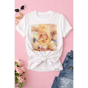 Plus/Reg Short Sleeve "Mood Barbie" Graphic Tee