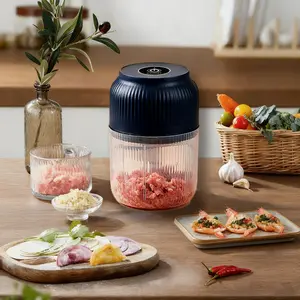 Electric Food Processor Vegetable Chopper, Mini USB Charging Wireless Onion Cutter for Veggies, Ginger, Fruits, Nuts, Herbs, etc