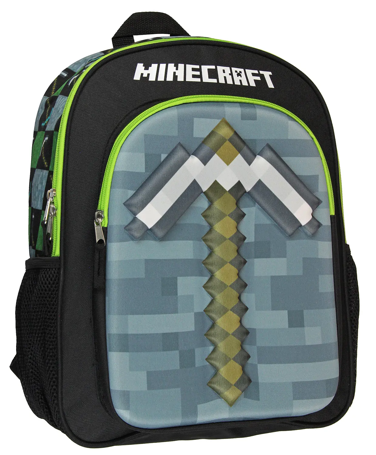 Minecraft Backpack 16" 3D Molded Pickaxe  Bag