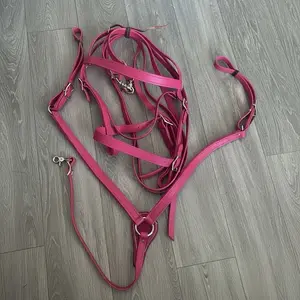Solid colored biothane bridle sets
