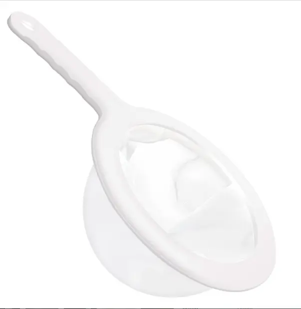 Ultra-fine Nylon Mesh Strainer Plastic Meshes Colander with Handle Reusable Food Grade Filter Juice Yogurt Strainer Sieve Mini Brine Shrimp Separation Net for Kitchen Filtering Milk Honey 80mesh
