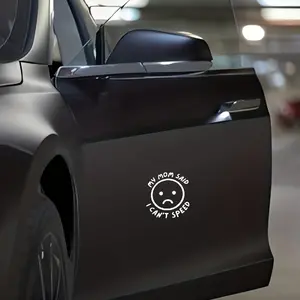 1PC Personalized Cute Warning Decor StickerStick this on car bodies/notebook shells—the pouty face shape + funny slogan makes an eye-catching cute decor, bringing playful attitude to items