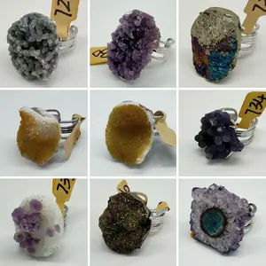 [No.729-737 Tray #24] Unique Handmade Crystal Ring