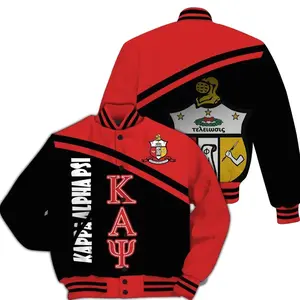 Kappa Alpha Psi Varsity Jacket, Curved Shoulder Black Jacket Design Since 1911 Krimson Greek Fraternity Apparel 6825MT43 OQF