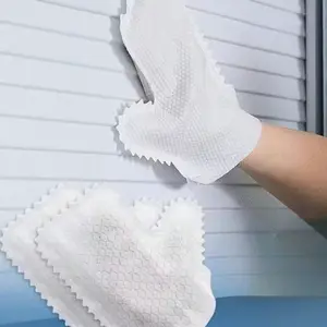 Disposable Dusting Gloves, Static Cleaning Kitchen Dishwashing Wipes, Dry Wet Use Paper Towels, 10/20 Pairs, Made in China