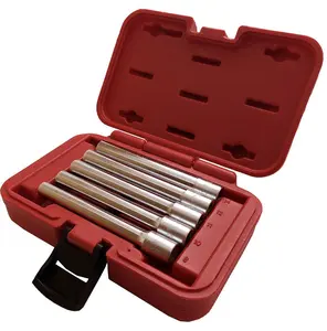 1700 - 5 Pc. Deep Metric Socket Set for Extra-Deep Reach, 6 Point with 3/8" Square Drive