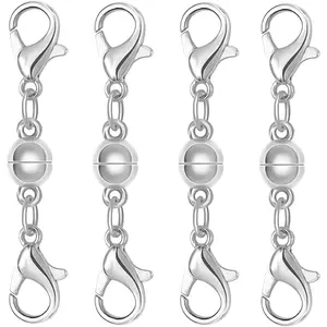 Necklace Clasps and Closures, S925 Sterling   Clasp Converter, Double Lobster Clasp Design (4pcs )