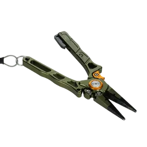 Line Cutterz Elite Pliers – the ONLY pliers with a patent-pending ceramic blade retractable cutting slot! Outlasts every other pliers cutting braid to 100lb. Pro-grade, rust-resistant, built for serious anglers. Corrosion resistant in Saltwater too!