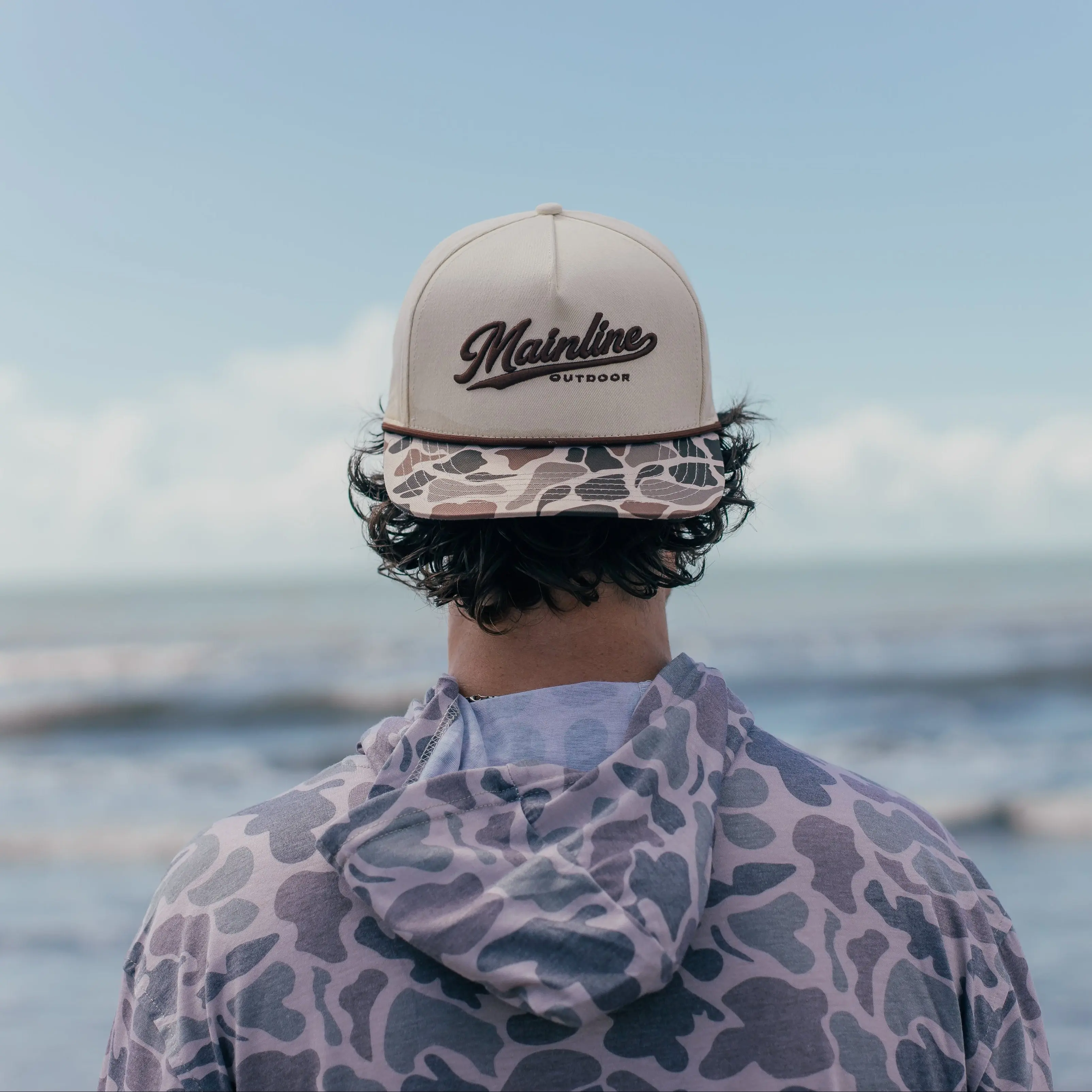 Duck Camo & Beige Snapback