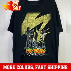 Bad Brains - A Band in DC Tour Unisex T-Shirt All Size S-2345XL