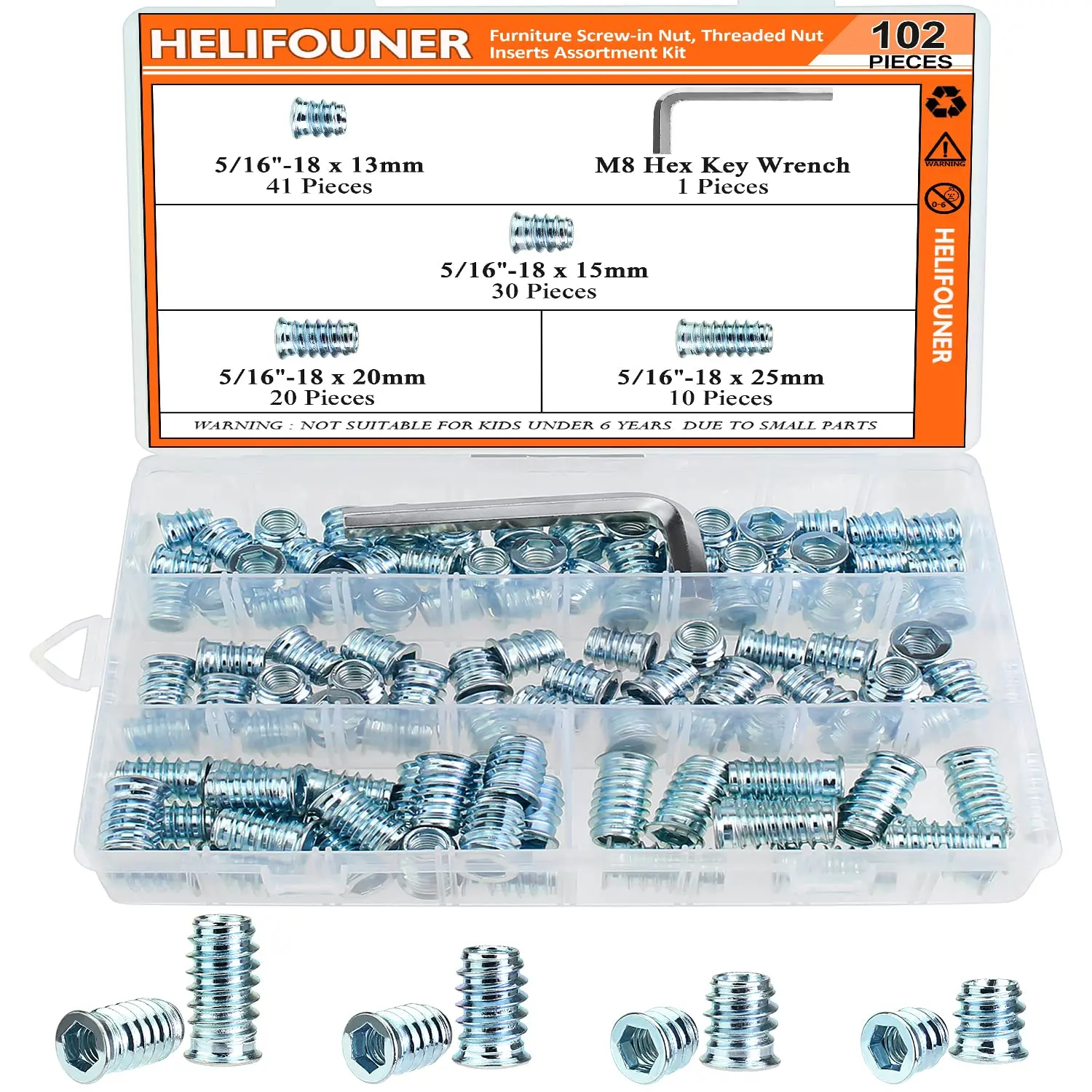 5/16"-18 Assortment Kit