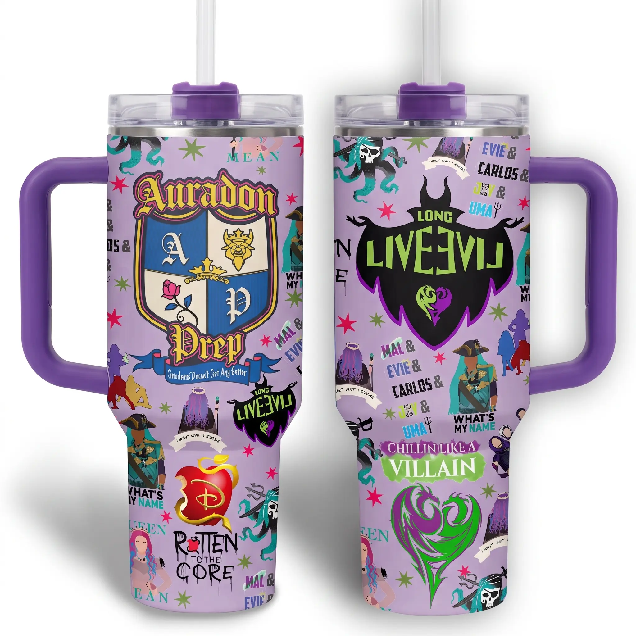 Descendants TV Series Custom Cup 40oz/30oz/20oz Tumbler With Handle, TV Show Inspired Tumbler