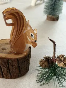 Cute Animal Element Squirrel Shape Hair Clip, Claw Clip, Sweet and Unique Design, Suitable for Vacation and Daily Use, Women's Hair Accessory, Super Cute Clips