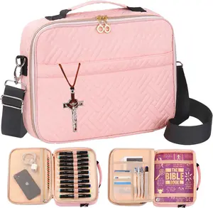 Large Bible Covers for Women Bags for Women with Bookmark Bible Holder For Gift Work Organizer Premium Organizer