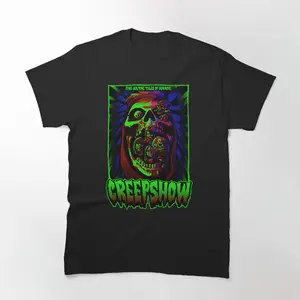 Creepshow Five Jolting Tales Of Horror T-Shirt - Tribute to Creepshow with Five Scary Tales Design, Perfect for Halloween 2024 and Horror Anthology Fans