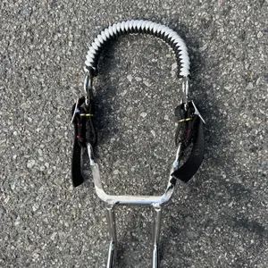 Bosal Falsa "Chamuco/Diablo" - Control Style & Tradition Horse Bridle with Coiled Reins and Metal Bit