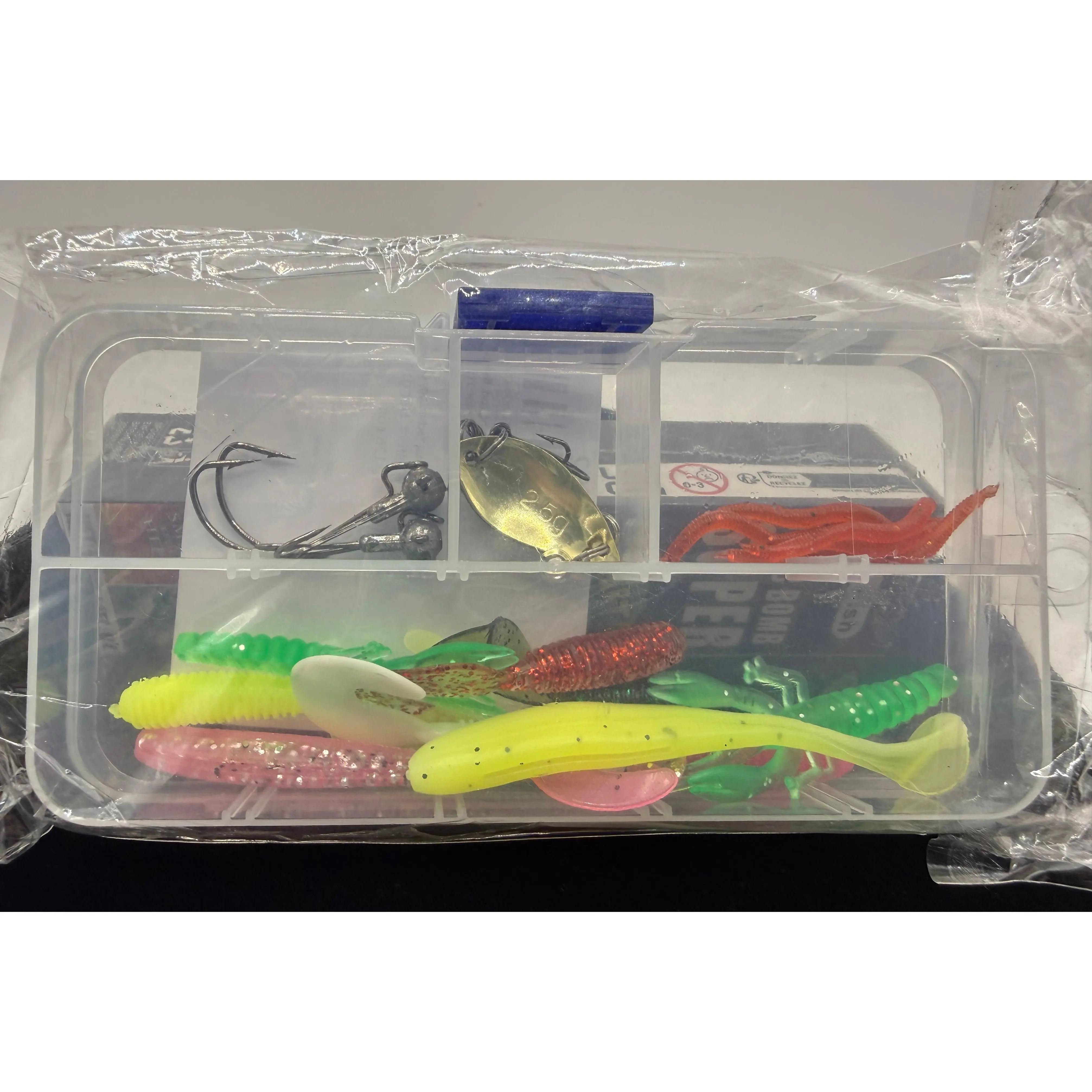 Freshwater Fishing Lure Kit – Multi-Piece Bass & Panfish Tackle Set