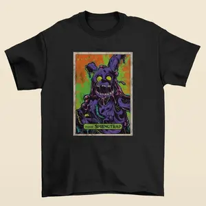 Springtrap Portrait FNAF Graphic T Shirt Five Nights at Freddys Unisex Tee