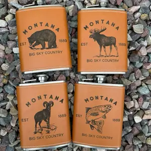 Montana animal lather flask